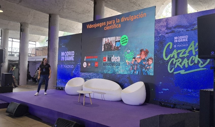 2024 Videojuegos para la divulgación en la feria Cazacracks MadridINgame